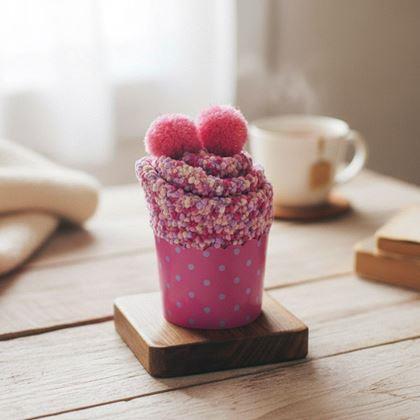 Kép valamiből Zokni ajándékcsomagolásban  -  rózsaszín muffin