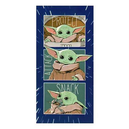 Kép valamiből Frottír törölköző - Star Wars Baby Yoda