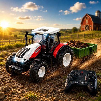 Kép valamiből Távirányítós traktor