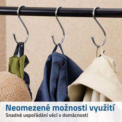 Kép valamiből Rozsdamentes akasztók 5 db - nagy
