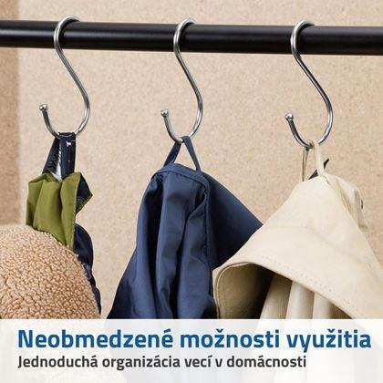 Kép valamiből Rozsdamentes akasztók 5 db - nagy