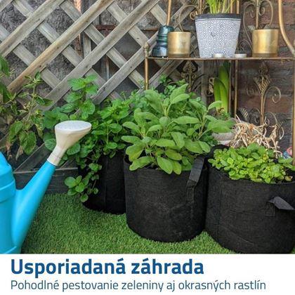 Kép valamiből Textil virágcserép - átmérő 25 cm