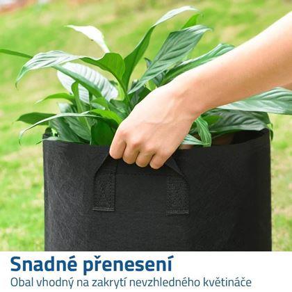 Kép valamiből Textil virágcserép - átmérője 30 cm