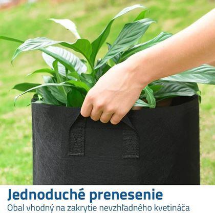 Kép valamiből Textil virágcserép - átmérője 30 cm