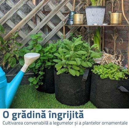 Kép valamiből Textil virágcserép - átmérő 25 cm