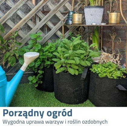 Kép valamiből Textil virágcserép - átmérő 25 cm