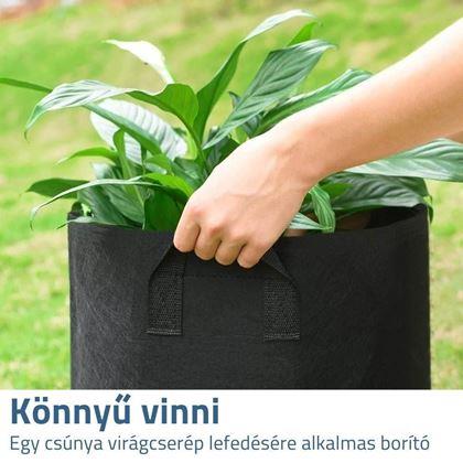 Kép valamiből Textil virágcserép - átmérője 30 cm