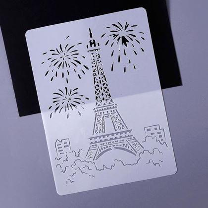 Kép valamiből Sablon Eiffel-torony mintával