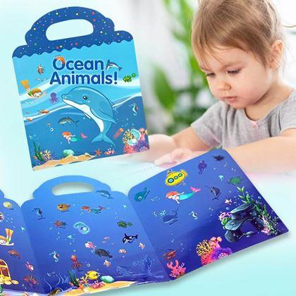 Kép valamiből Matricás könyv  -  óceán