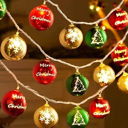 Kép valamiből LED fényfüzér - karácsonyi díszek