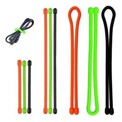 Kép valamiből Szilikon Kábelkötegelő 5 db - hosszúság 8 cm