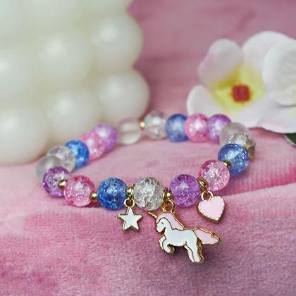 Kép valamiből Üveg karkötő  -  Unicorn