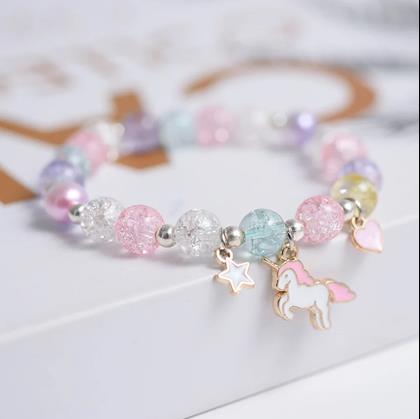 Kép valamiből Üveg karkötő  -  Unicorn