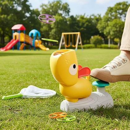 Kép valamiből Kilövő játék repülő korongokkal