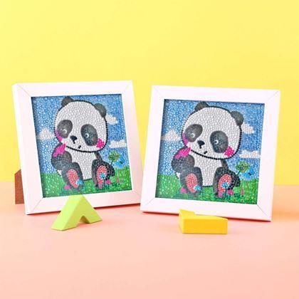 Kép valamiből Gyémántszemes kirakó gyerekeknek  - panda