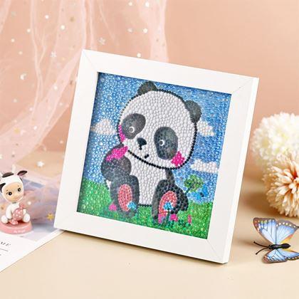 Kép valamiből Gyémántszemes kirakó gyerekeknek  - panda