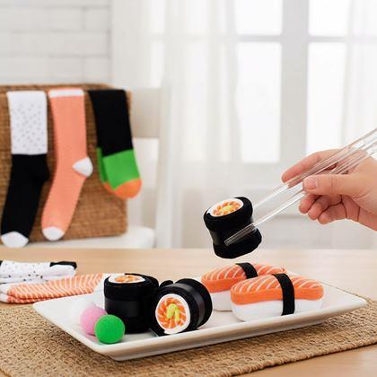Kép valamiből Vidám zokni - sushi készlet