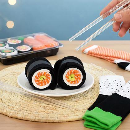 Kép valamiből Vidám zokni - sushi készlet