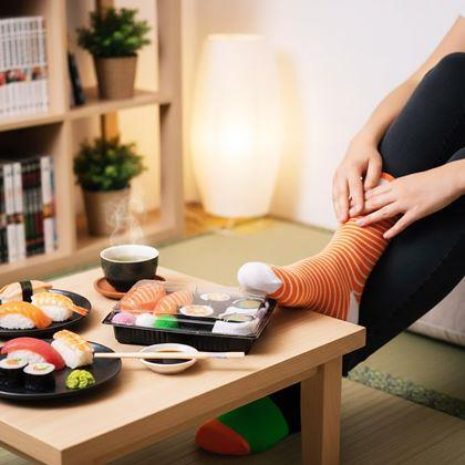 Kép valamiből Vidám zokni - sushi készlet