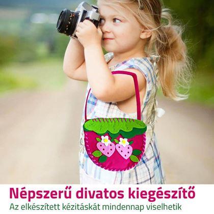 Kép valamiből Készlet gyerekeknek való kézitáska készítéséhez  -  eper