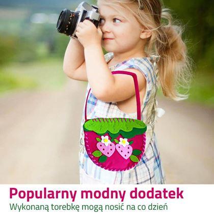 Kép valamiből Készlet gyerekeknek való kézitáska készítéséhez  -  eper