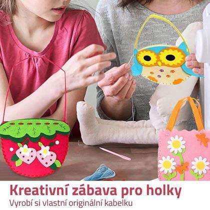Kép valamiből Készlet gyerekeknek való kézitáska készítéséhez  -  eper