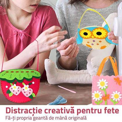 Kép valamiből Készlet gyerekeknek való kézitáska készítéséhez  -  eper