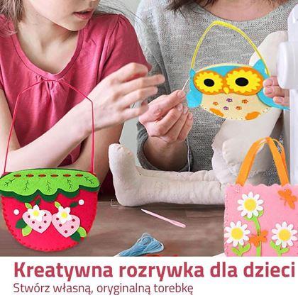 Kép valamiből Készlet gyerekeknek való kézitáska készítéséhez  -  eper