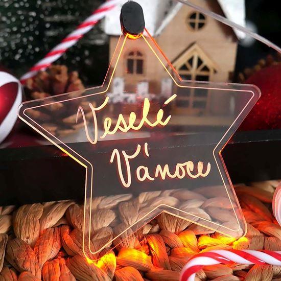 Kép valamiből Karácsonyi dísz a díszítéshez  -  csillag