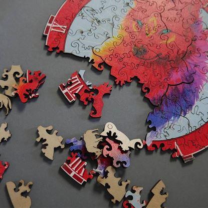 Kép Fából készült állatos puzzle