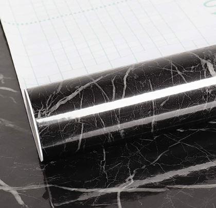 Kép valamiből Márvány tapéta 100 cm - fekete márvány