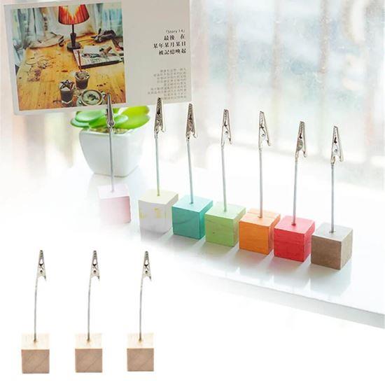 Kép valamiből Üzenet- és fotócsipesz  -  fa