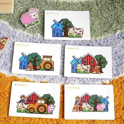 Kép valamiből Fa térbeli kirakó - farm