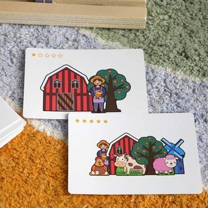 Kép valamiből Fa térbeli kirakó - farm