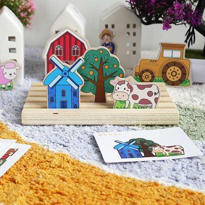 Kép valamiből Fa térbeli kirakó - farm