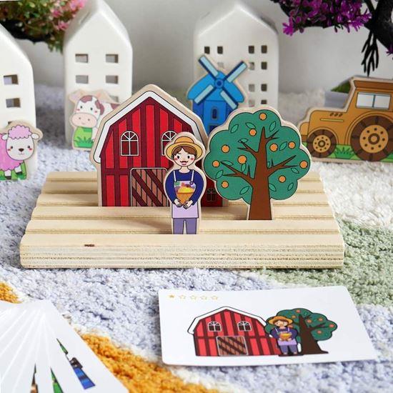 Kép valamiből Fa térbeli kirakó - farm