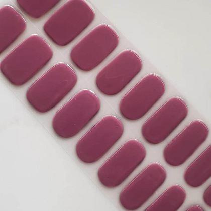 Kép valamiből Egyszínű körömmatricák  -  régi rózsaszín