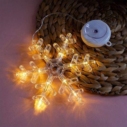 Kép valamiből Karácsonyi LED ablakdísz - hópehely
