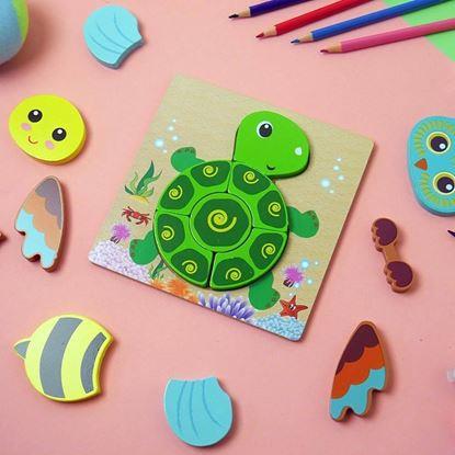 Kép Fa puzzle kicsiknek 