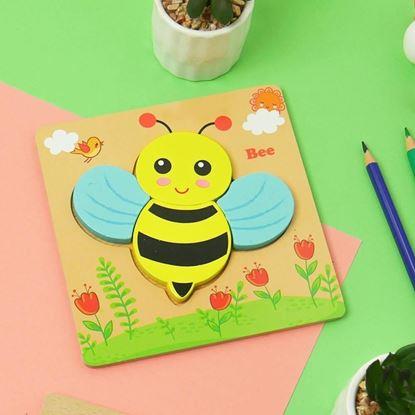 Kép Fa puzzle kicsiknek 