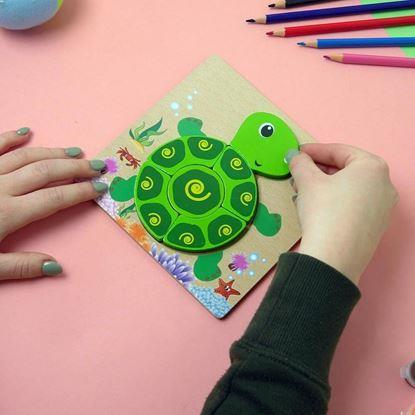 Kép Fa puzzle kicsiknek 