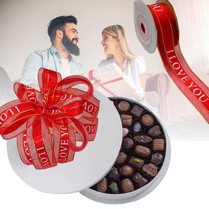 Kép valamiből Díszítő szalag  -  I love you