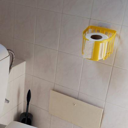 Kép valamiből Felragasztható fali kosár  -  sárga