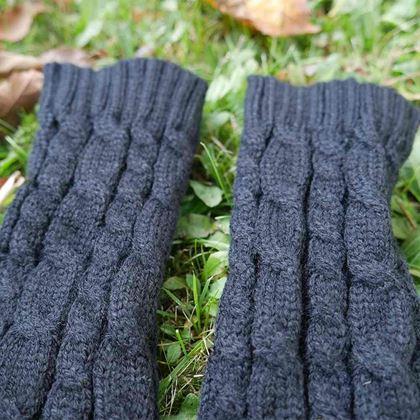 Kép valamiből Kötött kézmelegítő  -  fekete