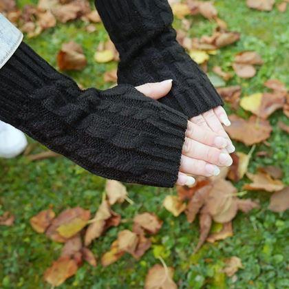Kép valamiből Kötött kézmelegítő  -  fekete