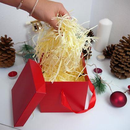 Kép valamiből Ajándékdoboz 15 cm  - piros