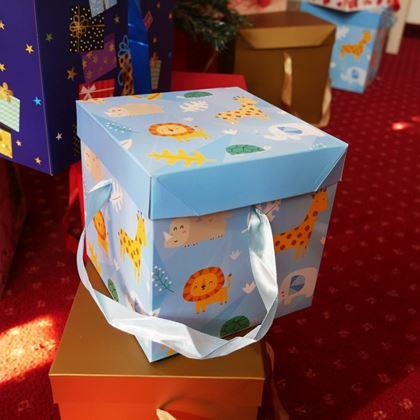 Kép valamiből Ajándékdoboz 15 cm  - szafari