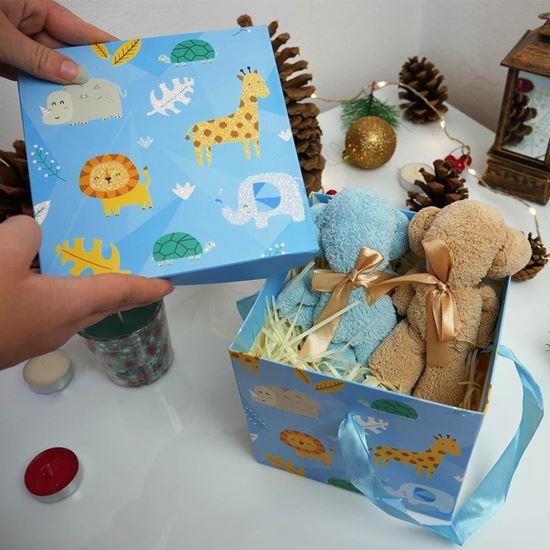 Kép valamiből Ajándékdoboz 15 cm  - szafari