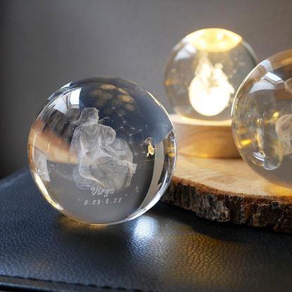 Kép LED világító gömb csillagjegy 