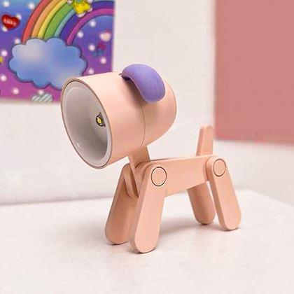 Kép valamiből Kutyás mini lámpa  -  rózsaszín